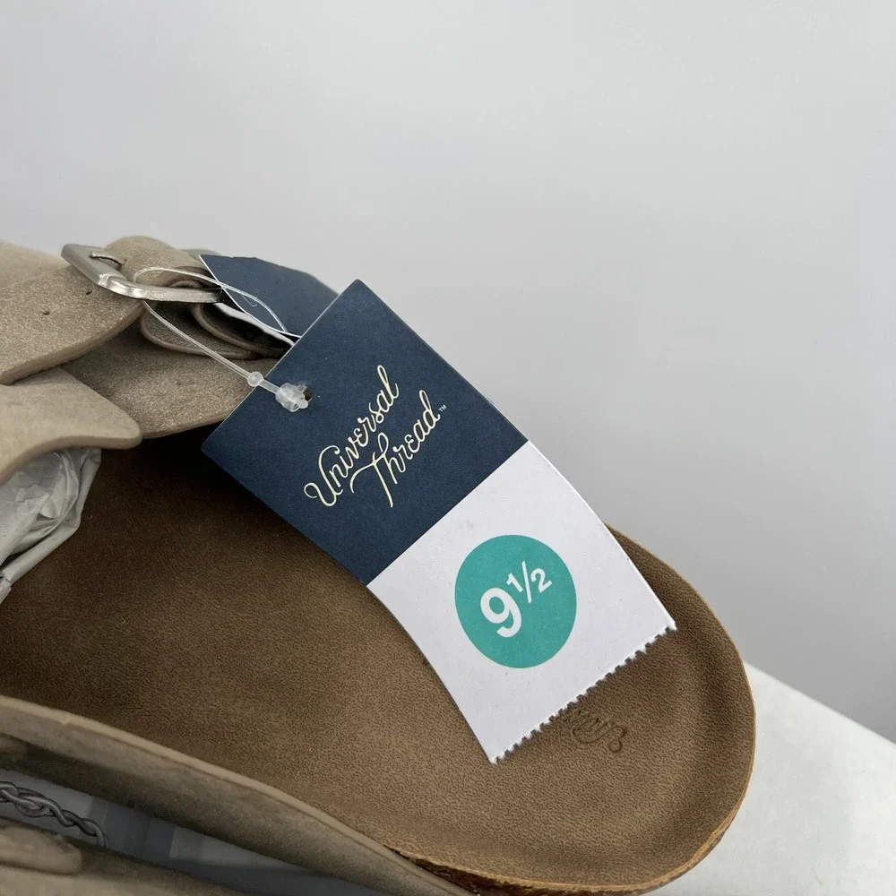 NEW Universal Thread Betsy mule clog boho shoe taupe granola classic retro 9.5